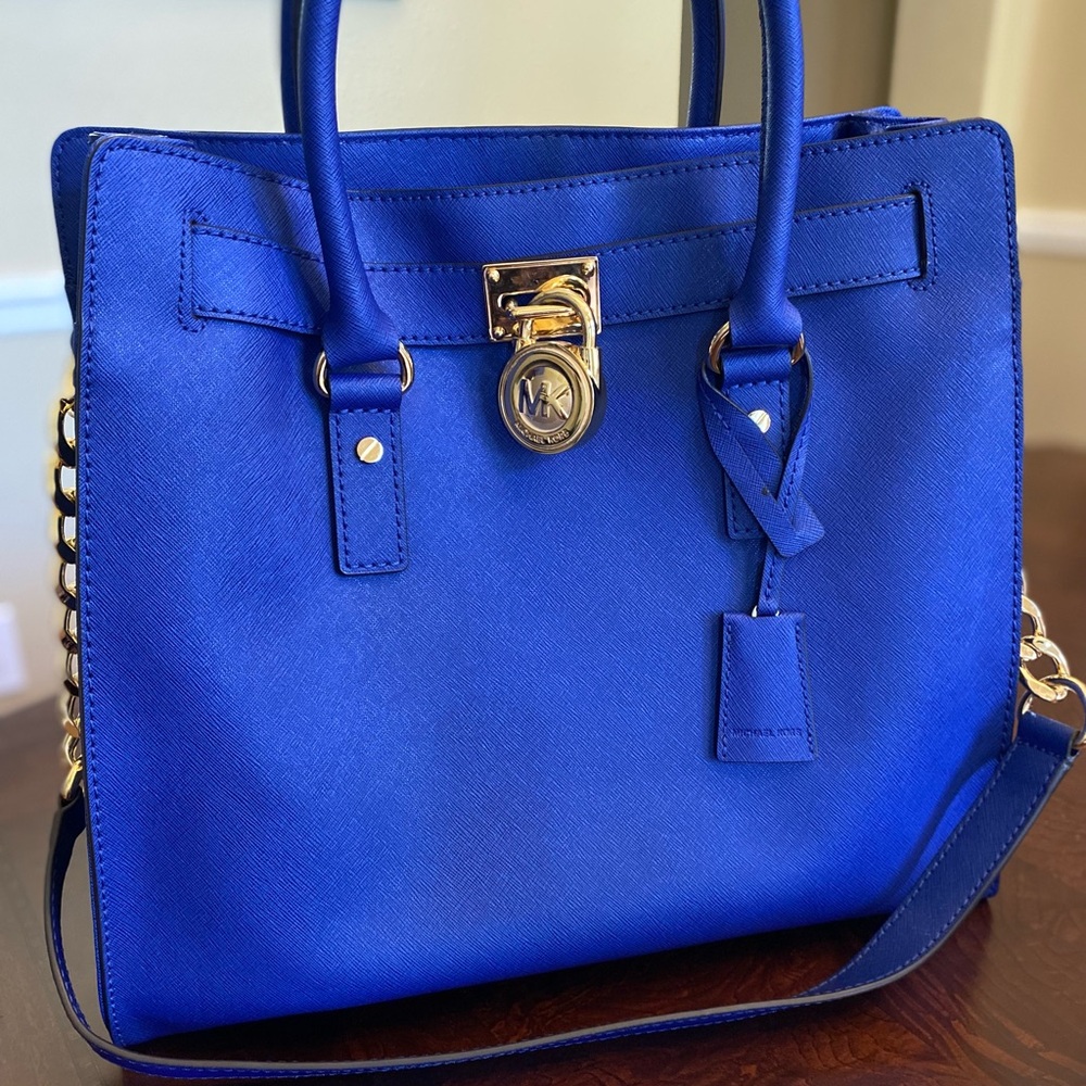 Michael Kors Hamilton Tote in Royal Blue